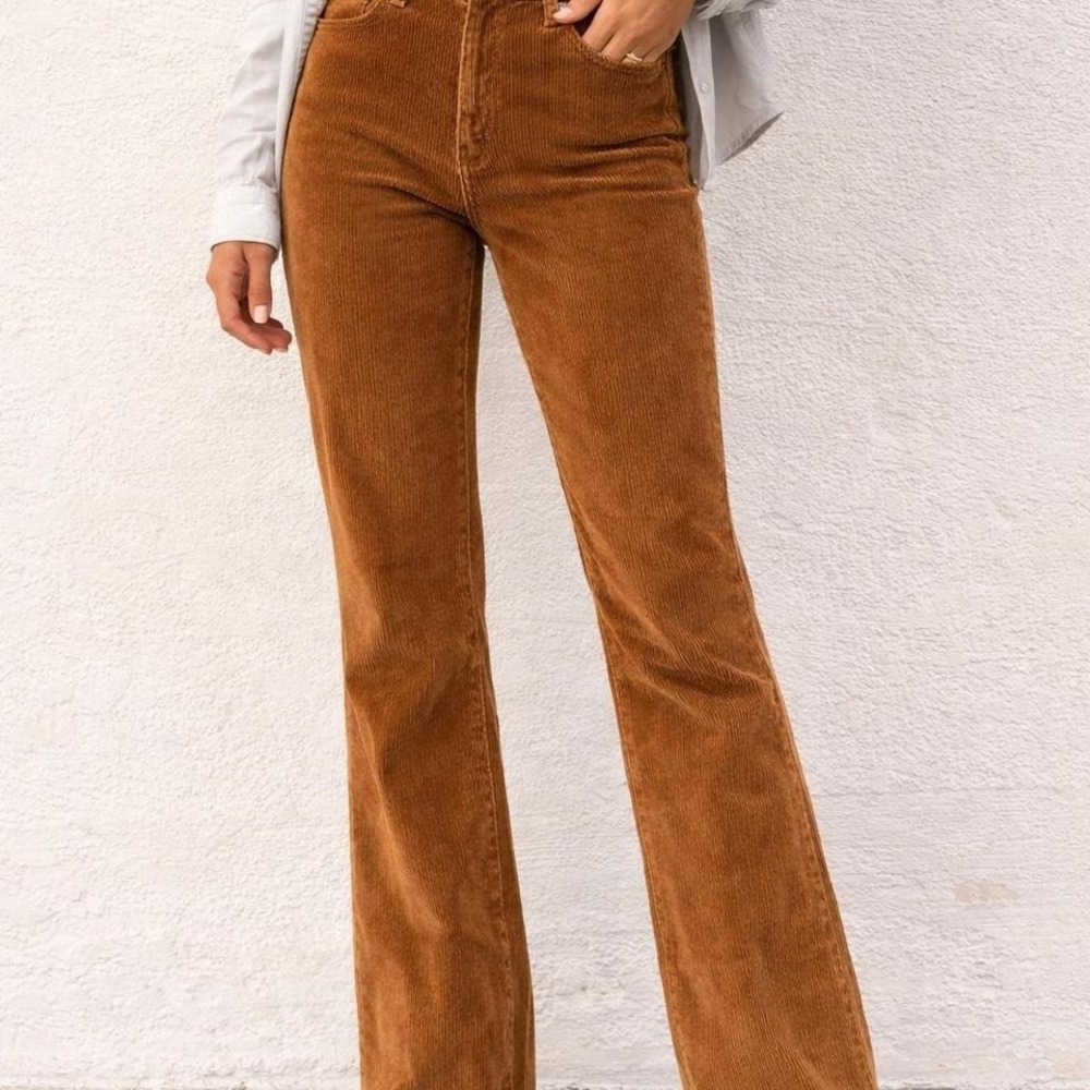 Universal Threads Brown Corduroy Bootcut Jeans Vintage Fit Size 25 Mid Rise‎